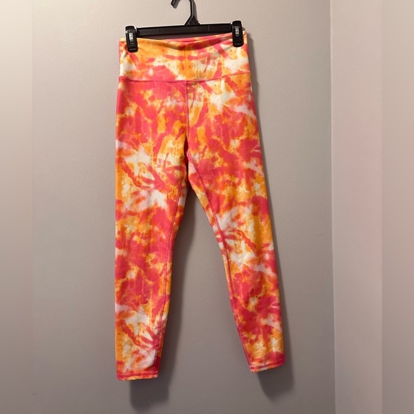 Wild fox leggings Vibrant Tie Dye  pink - Picture 1 of 6
